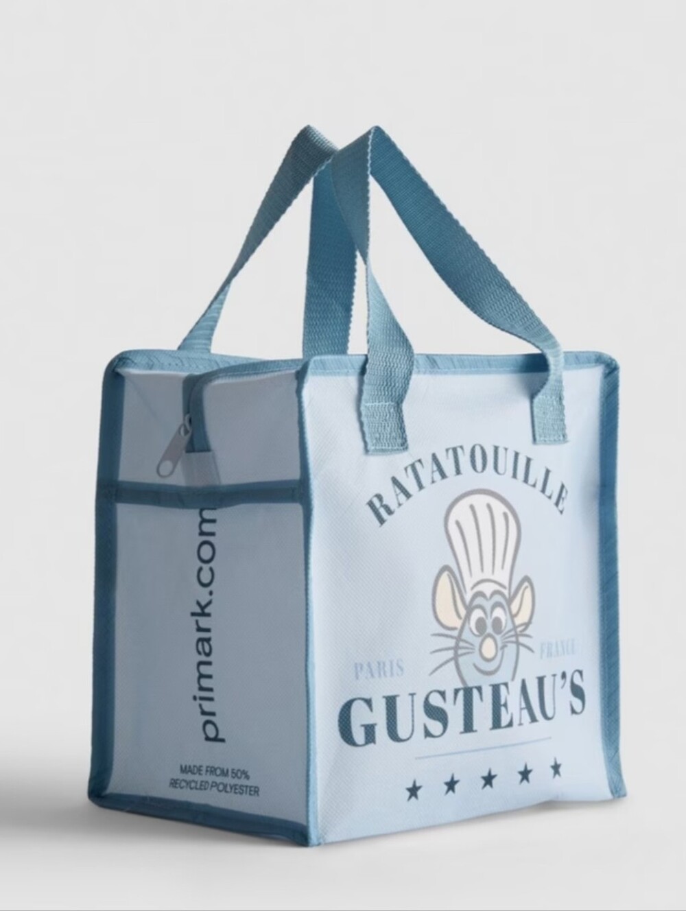 Gusteau's Ratatouille Light Blue Lunch Bag - Mini Bag, Primark